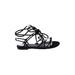 Rebecca Minkoff Sandals: Black Solid Shoes - Women's Size 7 - Open Toe