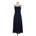 French Connection Casual Dress - A-Line: Blue Print Dresses - Women's Size 10