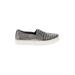 Skechers Flats: Slip On Platform Casual Gray Shoes - Women's Size 10 - Almond Toe