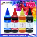 100ml Universal-Dye Tinte BK C M Y für Canon Für Epson Für HP Für Brother Deskjet Inkjet Drucker