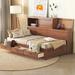 Red Barrel Studio® Nekoosa Daybed Bed Wood in Brown | 44 H x 50.1 W x 77.9 D in | Wayfair 36840D1AE6F744469A8F84E86EDED412