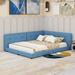 Ebern Designs Lois Panel Bed Upholstered/Linen in Blue | 27.6 H x 59.4 W x 80.3 D in | Wayfair 39B5E388BF3F4B89B9E8EE428369E1E4