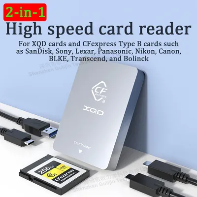 USB 3.2 Gen2 10GBPS Datenübertragung CFexpress Typ A/B XQD SD Hochgeschwindigkeits-Kartenleser für Image