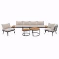 George Oliver 6-Piece Outdoor Sectional Sofa Set | Wayfair C818978242974C52B744877AC581EC1A