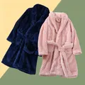 Bambini Sleepwear Robe autunno inverno flanella accappatoio caldo per ragazze 4-16 anni adolescenti