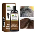 Shampoo colorante per capelli grigi Shampoo colorante 100ml tintura per capelli nera naturale per