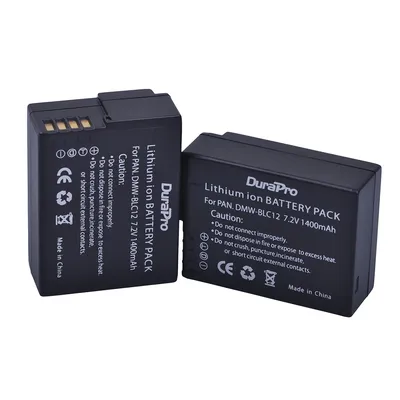 DuraPro DMW-BLC12 BLC12 Bateria DMW-BLC12E DMW-BLC12PP Batterie für Panasonic Lumix DMC-G85 FZ200 FZ1000 G5 G6 G7 GH2 GX8