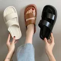2023 neue Sommer Damenschuhe Mode Leder Pu Mädchen Hausschuhe flache Schuhe Freizeit schuhe
