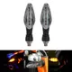 2 Stück Universal Motorrad LED Blinker Licht Bernstein Anzeige lampe Roller Motorrad Tageslicht