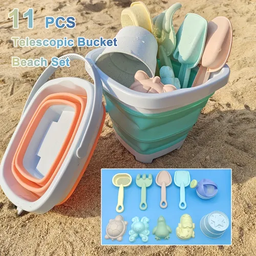 Strands pielzeug für Kinder Sands pielzeug Set für Kleinkinder Sandkasten Spielzeug mit zusammen