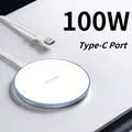 Supporto per caricabatterie wireless da 100 W per iPhone 15 14 13 12 11 X XR Samsung S22 S21 Caricabatterie per telefono Xiaomi Stazione dock di ricarica rapida