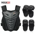 WOSAWE Adult MTB Motorcycle Armor Motocross Vest Jacket Back Chest Body Protector Off-Road moto