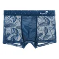 Sexy Men's Boxers Mesh See-Through Pouch Boxer Briefs U Convex Pouch Underwear Breathable Underpants