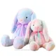 Long Ears Plush Rabbit Fantastic Rainbow Colorful Accompany Toy Stuffed Animal Bunny Soft Doll Kids