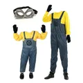 Anime Minion Full Family Cosplay Costume Boy Girl Dress Jumpsuits Kids Adult Despicable Me Carnival