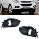 Chrome Front Fog Light Fog Lamp Trim Cover Bonnet Cover Light Fog Light Frame cover trim For Hyundai