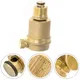 Pressure Release Valve 1/2\" BSP Brass Exhaust Valve Heating Automatic Relief Valve DN15 4 Points