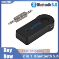 2 in 1 Wireless Bluetooth 5.0 Transceiver Adapter 3.5mm Car Music Audio AUX A2dp Car Bluetooth