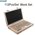 Shahe Block Gauge 112Pcs/Set 1 Grade 0 Grade Caliper Block Gauge Inspection Block Gauge Measurement