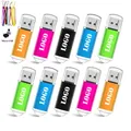 10PCS Custom LOGO USB Flash Drive 2.0 1GB 2GB High Speed Pen Drive High 16GB 32GB 64GB 128GB Speed