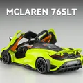 1:24 McLaren 765LT Alloy Sports Car Model Diecasts & Toy Vehicles Metal Car Model High Simulation