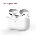 new for AirPods Pro Protective Case Silicone New Solid Color Apple Bluetooth Headset Soft Case