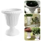 1 Set Flower Planter Plastic Porch Planter Succulent Plant Flower Container Pot Flowerpot Figure