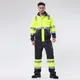 Vêtements de travail pour hommes veste de sécurité trempée pantalon de travail bandes de coulée