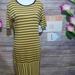 Lularoe Dresses | Lularoe Large Julia | Color: Black/Yellow | Size: L