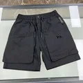 Short cargo noir de style coréen pour hommes Streetwear respirant polyvalent mode estivale Y 3