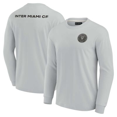 Unisex Fanatics – Graues Inter Miami CF Elements – Superweiches Langarm-T-Shirt Image