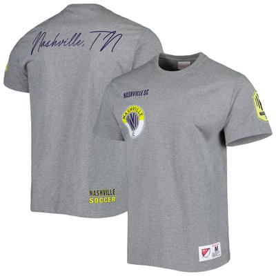 Graues Mitchell & Ness Nashville SC City T-Shirt für Herren Image