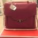 Coach Bags | Coach Saffiano Saffle Flap Leather Bag | Color: Pink/Red | Size: Os