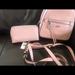 Coach Bags | Coach Cross/Backpack And Makeup Bag | Color: Cream/Pink | Size: Os