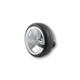 HIGHSIDER 5 3/4 inch LED headlamp PECOS TYPE 5, matt black, black lens, side fix.