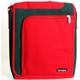 10turio Tullus Laptoptasche Messenger Bag bis 38,1 cm (15 Zoll) mit Laptopfach, rot