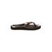 Reef Flip Flops: Brown Solid Shoes - Women's Size 6 - Open Toe