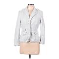 Ann Taylor Blazer Jacket: Short White Solid Jackets & Outerwear - Women's Size 8