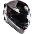 AGV K1 S Lap Casque, noir-rouge, taille 2XL