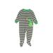 Just One You Made by Carter's Long Sleeve Outfit: Green Color Block Bottoms - Size 18 Month