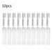 10Pcs Transparent Portable Disposable Plastic Folding Toothbrush Soft Bristles