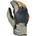 Klim Badlands Aero Pro Short 2024 Gants de moto, gris-bleu, taille XL