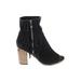 Mia Ankle Boots: Black Shoes - Women's Size 7