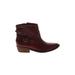 Lucky Brand Ankle Boots: Burgundy Shoes - Women's Size 7