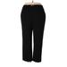 Alfred Dunner Casual Pants - High Rise: Black Bottoms - Women's Size 2X
