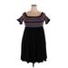 Torrid Casual Dress - A-Line Boatneck Short sleeves: Black Dresses - Women's Size 2X Plus