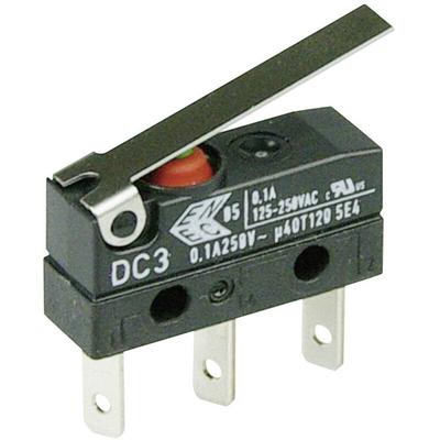 DC3C-L1LC Mikroschalter DC3C-L1LC 250 v/ac 0.1 a 1 x Ein/(Ein) IP67 tastend 1 St. - ZF