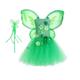 Fée Clochette Conte de Fée Princesse Tiana Robe Robe de demoiselle d'honneur Robes en tulle Fille Cosplay de Film Cosplay Gris Vert Jaune Vert foncé Le Jour des enfants Mascarade Robe