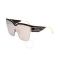 Brown Shield Sunglasses Club M4u Cd40090u 48g 00 - White - Dior Sunglasses