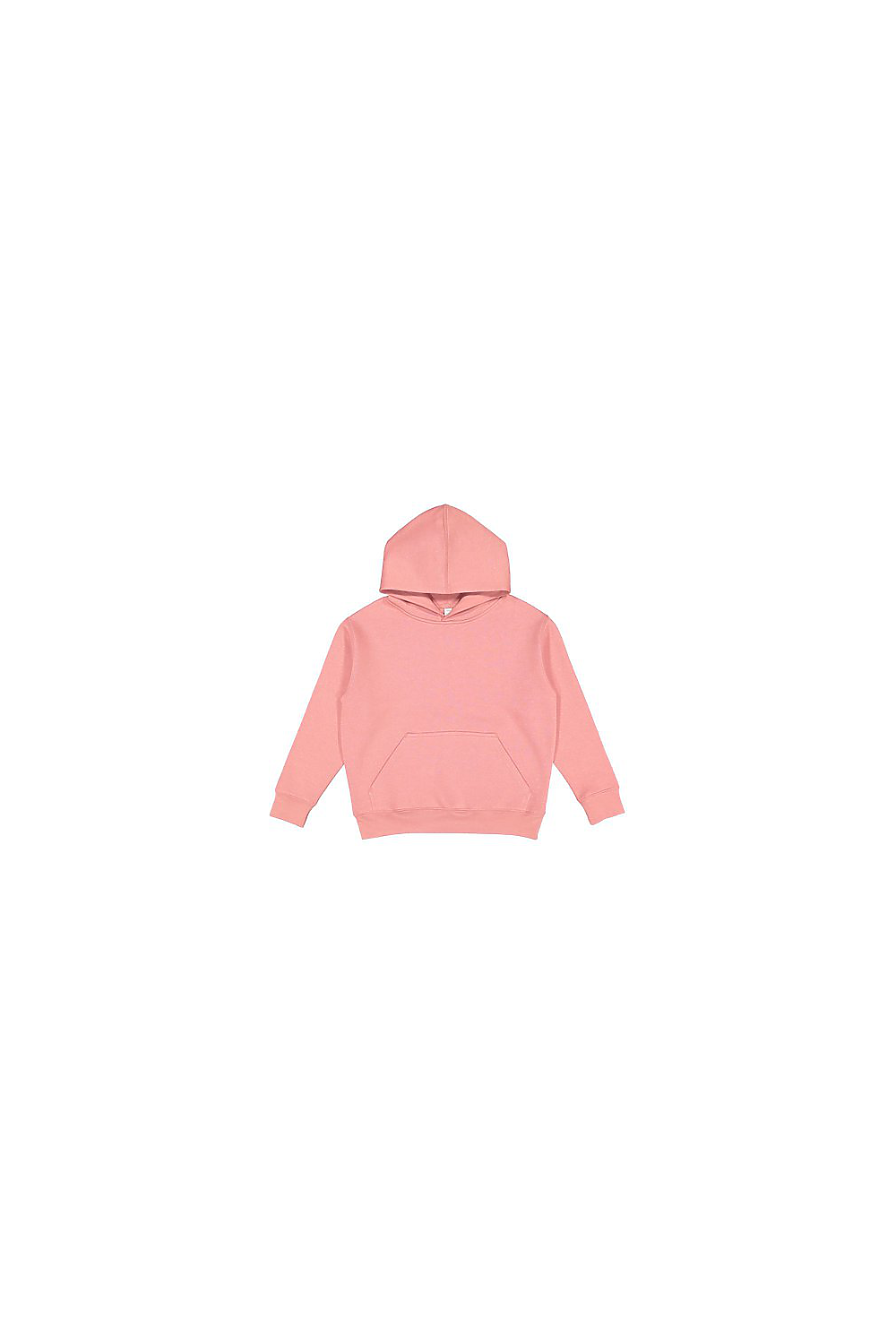 LAT 2296 Youth Fleece Hoodie Sweatshirt in Mauvelous size Large LA2296 - LAT
